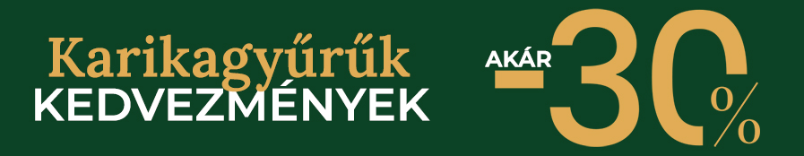 Esküvői karikagyűrűk kedvezménnyel