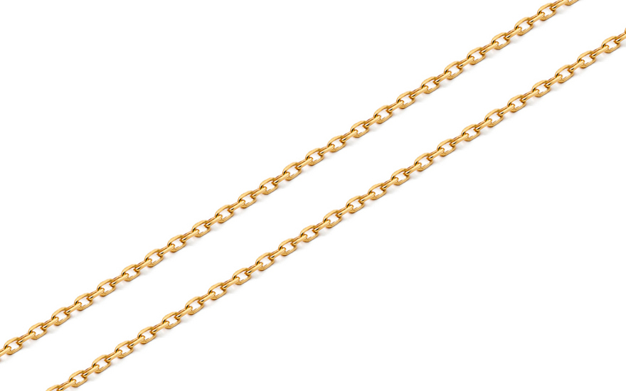 Arany minimalista lánc Anker 0,8 mm - IZ23167