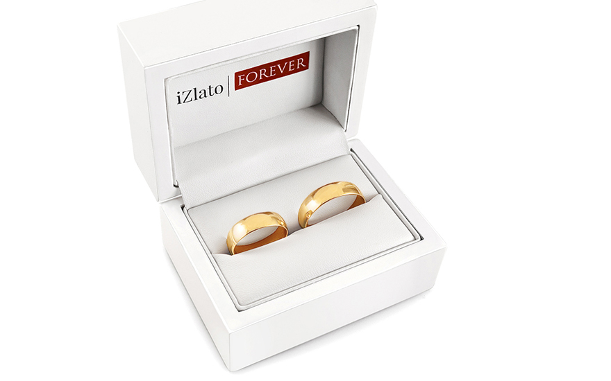 Klasszikus arany jegygyűrű, szélessége 6 mm - IZOB04 - dobozban Klasszikus arany jegygyűrű, szélessége 6 mm - IZOB04 - dobozban